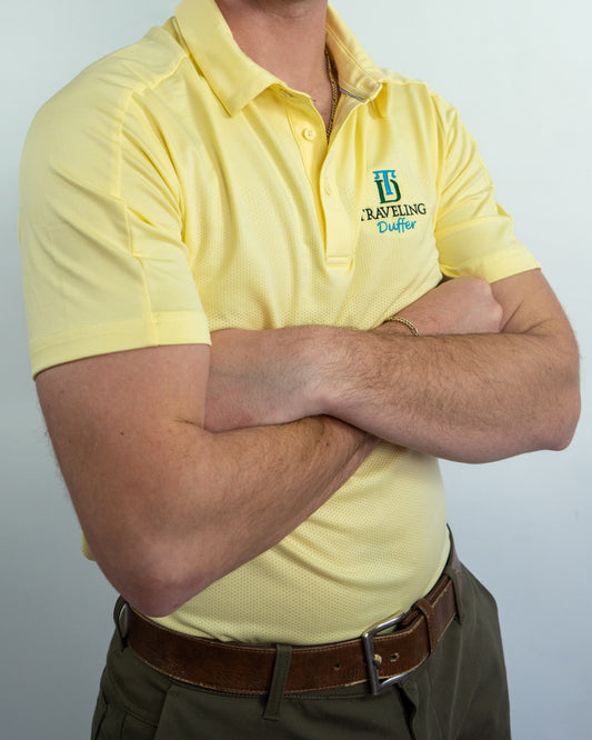 Performance Golf Polo – Soft Yellow