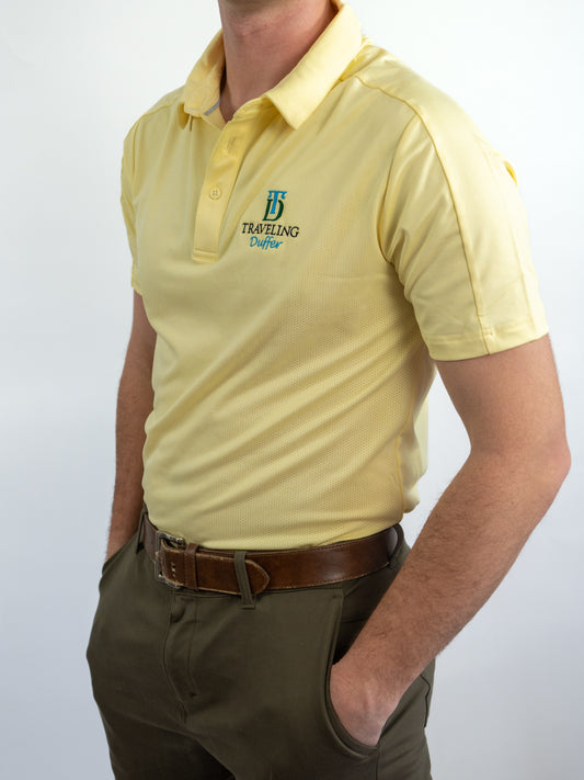 Performance Golf Polo – Soft Yellow